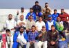 Winning team posing for a group photograph at Jammu.