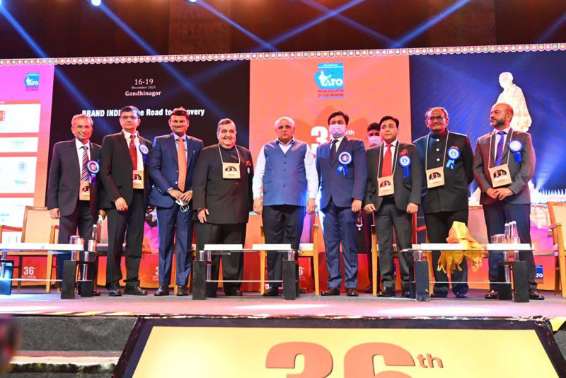 Tour operators from across India and officials of Tourism Department J&K during IATO Convention at Gandhinagar in Gujarat. Tour operators from across India and officials of Tourism Department J&K during IATO Convention at Gandhinagar in Gujarat.