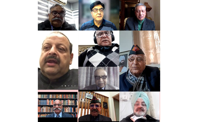 Participants during a virtual conference. Participants during a virtual conference.