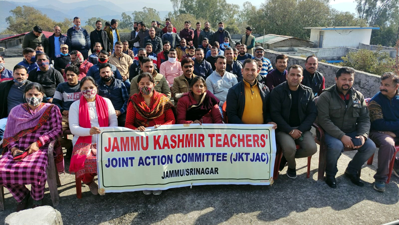 Members of JKTJAC holding monthly meeting at Udhampur on Sunday. Members of JKTJAC holding monthly meeting at Udhampur on Sunday.