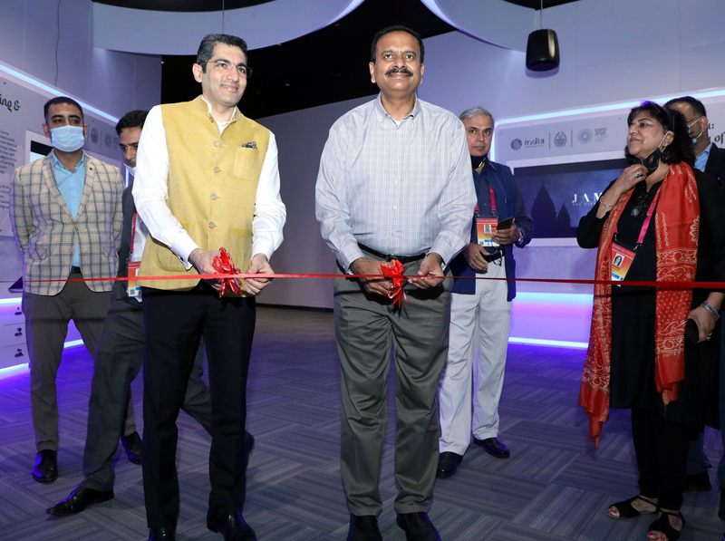 Principal Secretary Industries inaugurating J&K Pavilion at Dubai Expo. Principal Secretary Industries inaugurating J&K Pavilion at Dubai Expo.