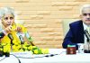 Union Finance Minister Nirmala Sitharaman with RBI Governor Shaktikanta Das addressing a press conference after meeting of RBI Central Board of Directors in New Delhi on Monday. (UNI)