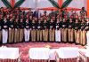 LG, Senior officers and NCC Cadets posing for group photograph in Jammu on Monday.