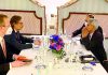 External Affairs Minister Dr S Jaishankar meeting Jens Ploetner Foreign and Security Policy Advisor to German Chancellor in Munich on Sunday. (UNI)