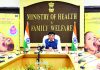 Union Minister for Health & Family Welfare, Chemicals and Fertilizers Mansukh Mandaviya addressing at the launch of the National Polio Immunization Drive for 2022, in New Delhi on Saturday. (UNI)