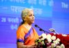 Union Finance Minister Nirmala Sitharaman addressing a 'Post-Budget Interaction' in Chennai on Monday. (UNI)