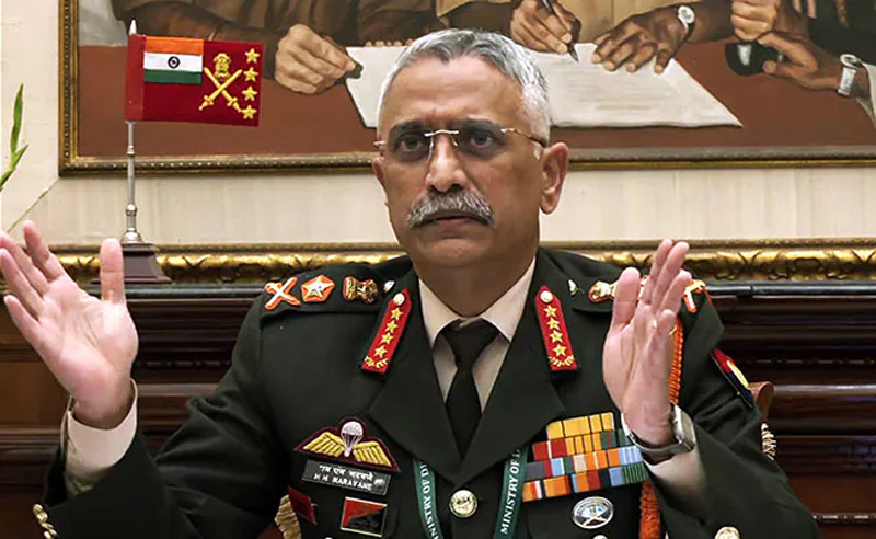 Army chief Gen M M Naravane addressing a seminar in New Delhi on Thursday.