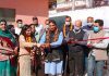 Former Minister Sat Sharma and others inaugurating Open Gym in Govt HSS Rehari Colony, Jammu.