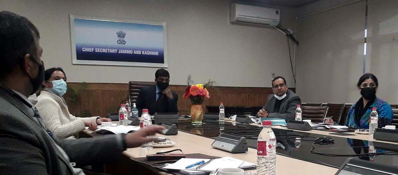 Chief Secretary chairing a meeting on Monday. Chief Secretary chairing a meeting on Monday.