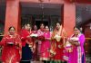 Women celebrating Kanchoth festival in Bhaderwah. -Excelsior/Tilak Raj
