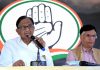Congress Rajya Sabha MP P Chidambaram along with Congress national spokesperson Pawan Khera addressing a press conference at party office in Lucknow on Sunday. (UNI)