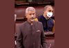 External Affairs Minister S Jaishankar speaking in Rajya Sabha during the Budget Session of Parliament in New Delhi on Thursday. (Sansad TV Grab) (UNI)