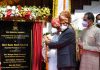 President Ram Nath Kovind inaugurating the new Darbar Hall at Raj Bhavan in Mumbai on Friday. (UNI)