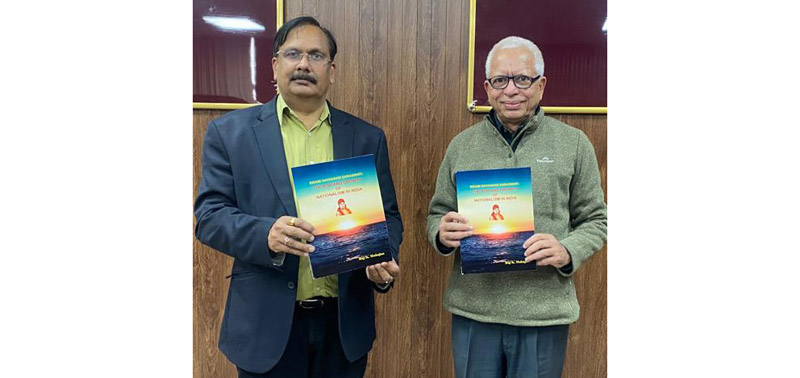 CUJ VC releasing a monograph on Swami Dayanand Saraswati on Friday. CUJ VC releasing a monograph on Swami Dayanand Saraswati on Friday.