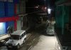 Security personnel at Koteranka after twin explosions on Saturday evening.
