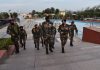 Western Command chief Lt Gen Nav K Khanduri during his visit to Jammu on Saturday.