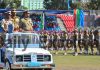 DG CRPF Kuldiep Singh inspecting parade at MA Stadium in Jammu on Wednesday. —Excelsior/Rakesh