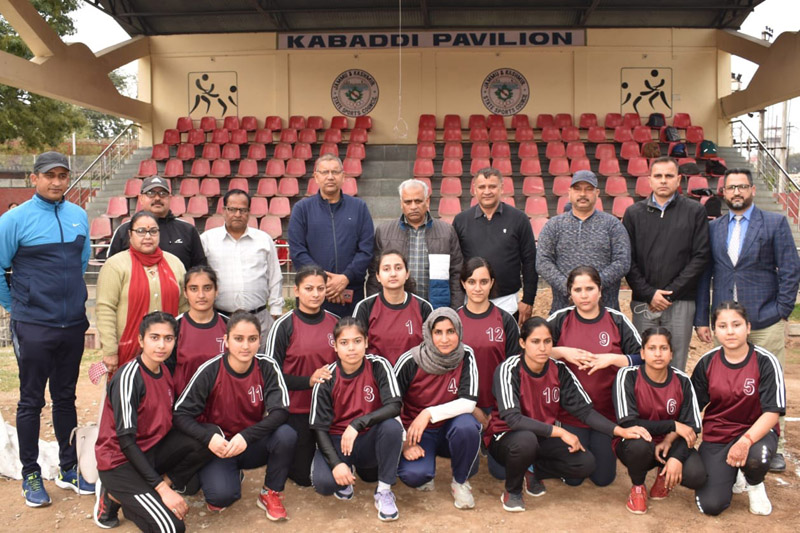 page12 copy Selected team posing for a group photograph with Divisional Sports Officer Ashok Singh and others at Jammu.
