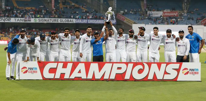 India complete Lankan series-whitewash with massive 238-run win in second Test India complete Lankan series-whitewash with massive 238-run win in second Test