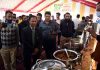 Secretary Tourism & Culture, Sarmad Hafeez inspecting a stall during Food Festival at Tulip Garden, Srinagar. —Excelsior/Shakeel
