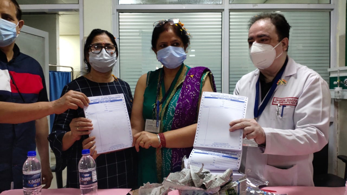 GMC-J Principal Dr Shashi Sharma launching OPD at Maternity Hospital Gandhi Nagar on Thursday. GMC-J Principal Dr Shashi Sharma launching OPD at Maternity Hospital Gandhi Nagar on Thursday.