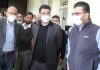 World Bank team on visit to Oxygen Plant at Charar-e-Sharief in Kashmir on Saturday.