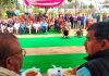 MP, Jugal Kishore Sharma addressing a gathering at Smailpur on Wednesday.
