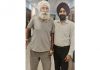 Dr Ranjit Singh posing with a patient on whom he performed knee replacement surgery.