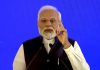 Prime Minister Narendra Modi addressing while virtually dedicating K.K. Patel Super Speciality Hospital ,Bhuj to the nation, in New Delhi on Friday. (UNI)
