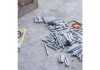 Explosives seized in Kishtwar on Friday. —Excelsior/Tilak Raj