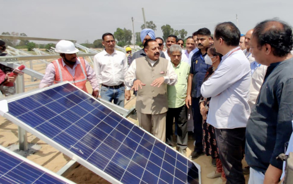 Union Minister Dr Jitendra Singh along with a high level Central team, visiting the venue of Prime Minister Narendra Modi’s rally at Palli Panchayat, Samba on Monday. Union Minister Dr Jitendra Singh along with a high level Central team, visiting the venue of Prime Minister Narendra Modi’s rally at Palli Panchayat, Samba on Monday.