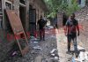 House where the militants were killed in Sunjuwan area on Friday. -Excelsior/Rakesh
