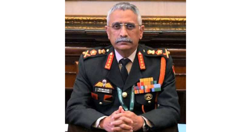Gen M M Naravane Gen M M Naravane