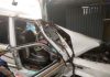 The ill fated vehicle which met with an accident in Shopian on Thursday. (UNI)