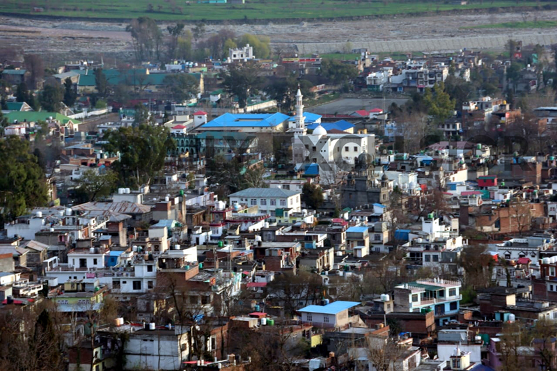 Panoramic view of Poonch City. -Excelsior/Rahi Kapoor