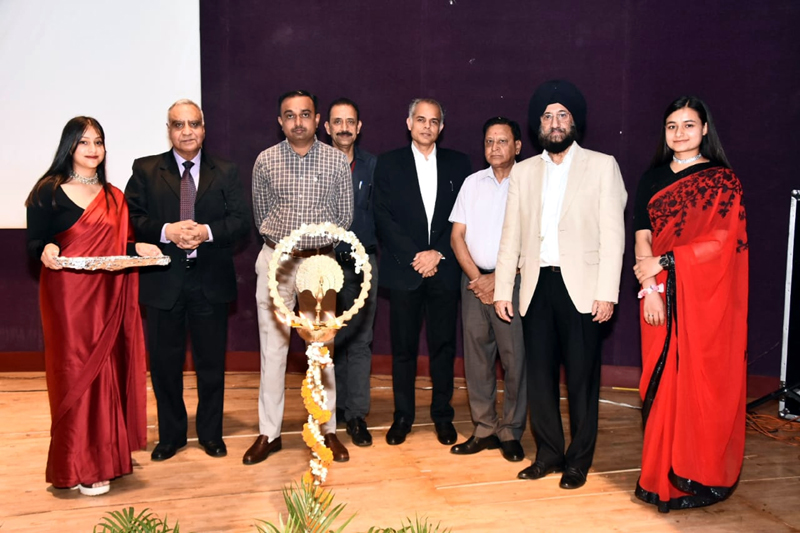 Officers of SMVDSB and Narayana Hospital management during a function in the hospital premises. Officers of SMVDSB and Narayana Hospital management during a function in the hospital premises.