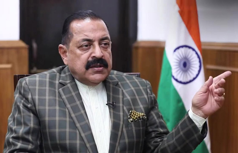 Union Minister Dr Jitendra Singh in an exclusive media interview on Saturday. Union Minister Dr Jitendra Singh in an exclusive media interview on Saturday.