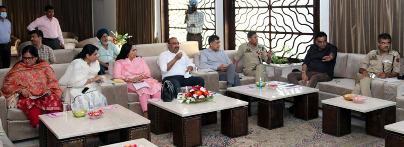 DGP chairing a meeting on Friday.