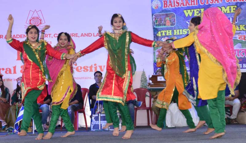 Artists performing during concluding day of Cultural Festival at Bani on Thursday. Artists performing during concluding day of Cultural Festival at Bani on Thursday.