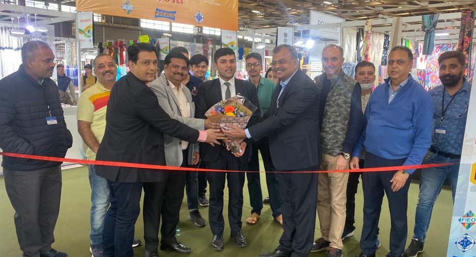 Romesh Khajuria, chairman WWEPC inaugurating Indian Pavilion at Paris. Romesh Khajuria, chairman WWEPC inaugurating Indian Pavilion at Paris.