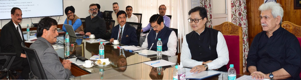 Union Law Minister and Lt Governor review development of Judicial Infrastructure under CSS