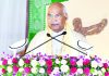 President Ram Nath Kovind addressing at the 61st annual conference of Bodo Sahitya Sabha in Tamulpur (Assam) on Wednesday. (UNI)