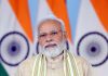Prime Minister Narendra Modi addressing the inaugural session of Jain International Trade Organisation's 'JITO Connect 2022', in New Delhi on Friday. (UNI)