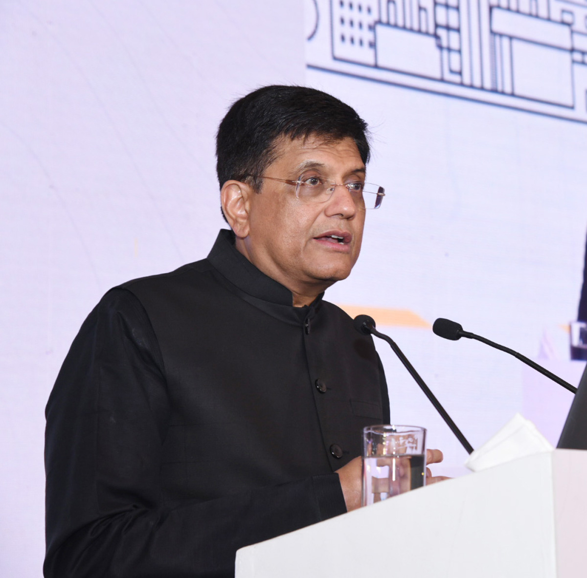 Union Minister for Commerce & Industry, Consumer Affairs, Food & Public Distribution and Textiles, Piyush Goyal delivering the Keynote Address at the ‘Summit on Enhancing Global Opportunities for Indian Project Exporters’ organised by the Exim Bank, in New Delhi on Friday. Union Minister for Commerce & Industry, Consumer Affairs, Food & Public Distribution and Textiles, Piyush Goyal delivering the Keynote Address at the ‘Summit on Enhancing Global Opportunities for Indian Project Exporters’ organised by the Exim Bank, in New Delhi on Friday.