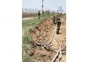 Oxygen pipes recovered from the IB in Samba sector on Thursday. —Excelsior/Nischant