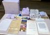 Incriminating material recovered during police raids in Jammu on Friday.