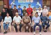 Selected team players posing for a group photograph along with Sports Council’s Committee members at Jammu.