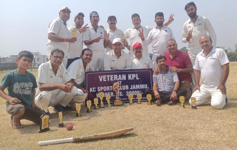 Players posing for a group photograph at Jammu. Players posing for a group photograph at Jammu.