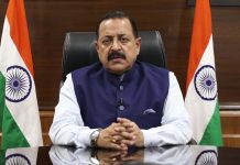 Union Minister Dr Jitendra Singh addressing online the UN meet of the 7th Annual Multi-Stakeholder Forum on Science, Technology and Innovation for the Sustainable Development Goals , on Friday.