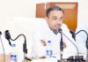 Divisional Commissioner Ramesh Kumar chairing a meeting in Rajouri.
